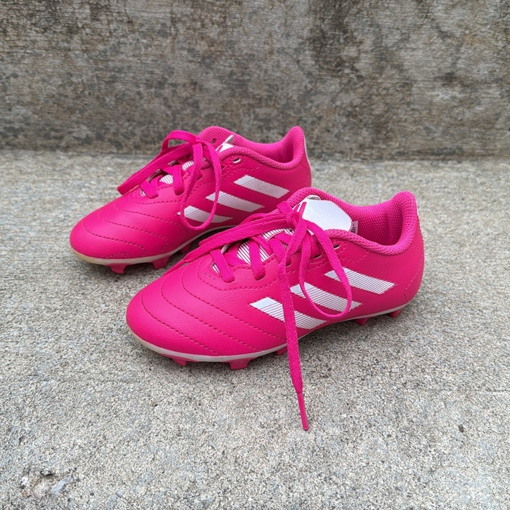 Adidas Kids’ Pink Soccer Cleats - Picture 2 of 6
